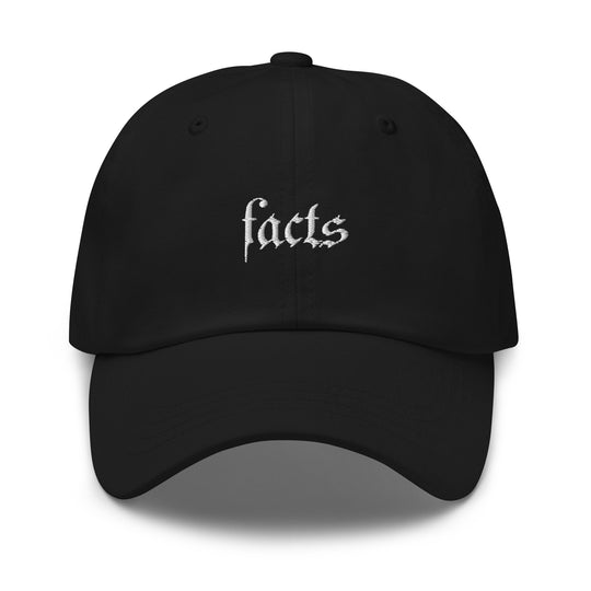 Facts Cap Embroidery