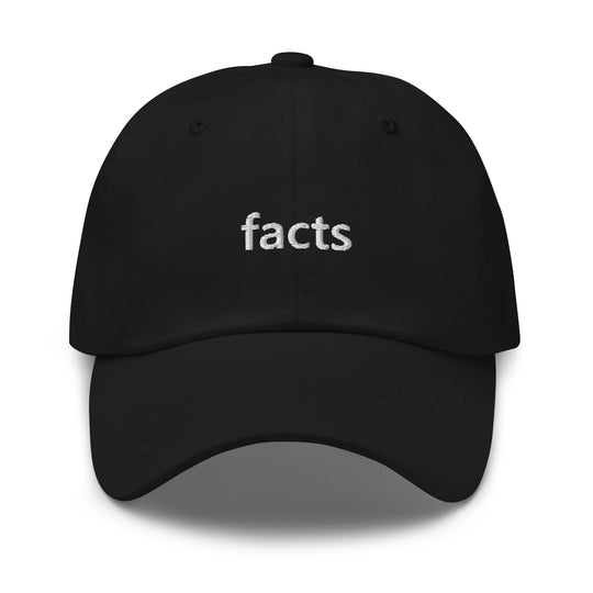 Facts Cap Embroidery