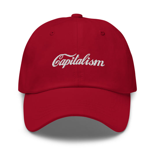 Capitalism Cap Embroidery