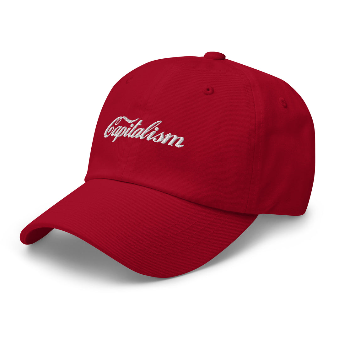 Capitalism Cap Embroidery