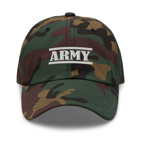 Army Cap Embroidery