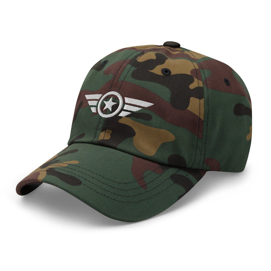 American Military Emblem 2 Cap Embroidery