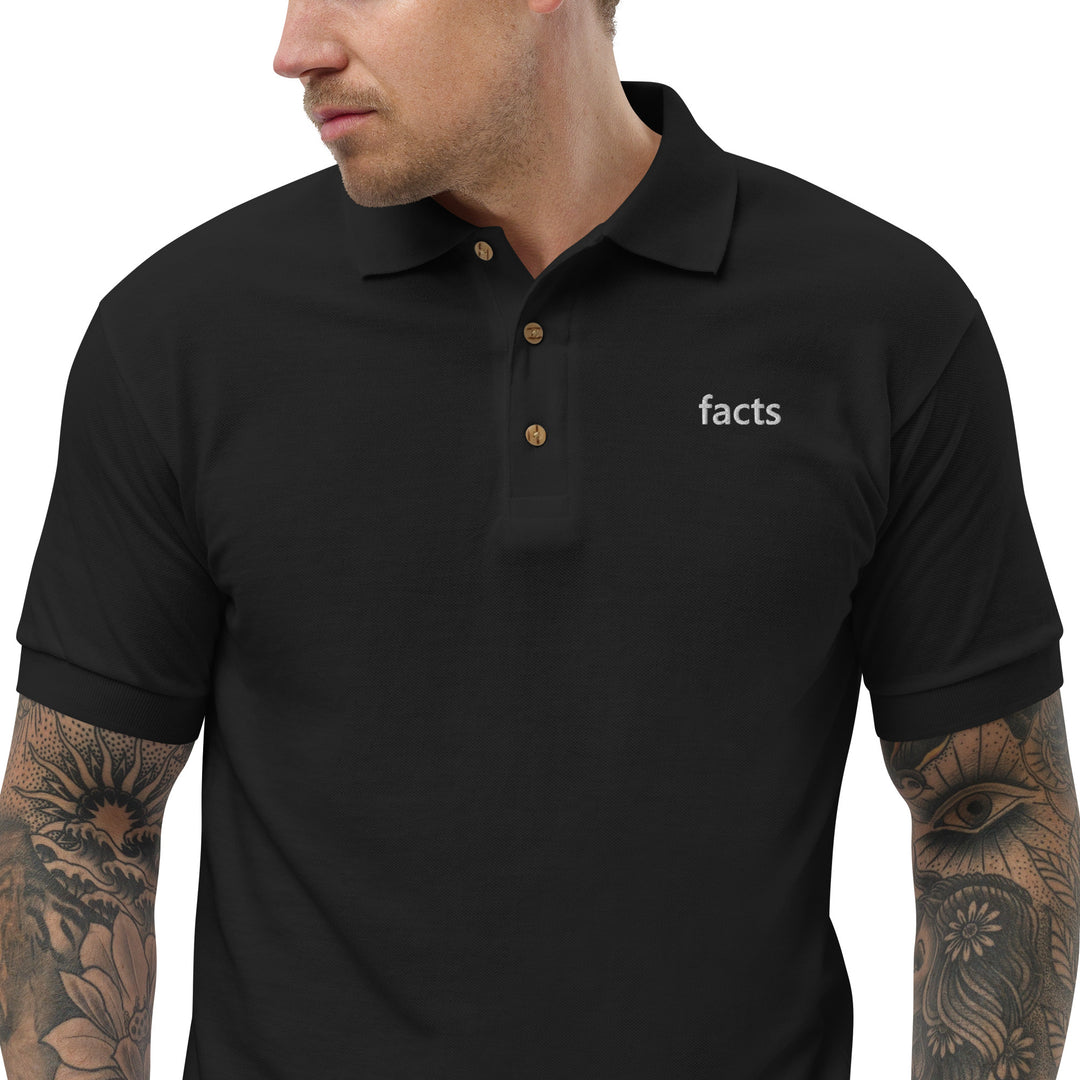 Facts Premium Embroidered Polo Shirt