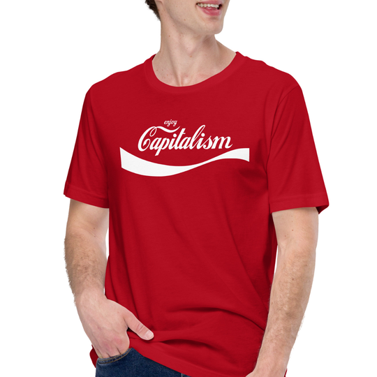 Enjoy Capitalism T-shirt Print