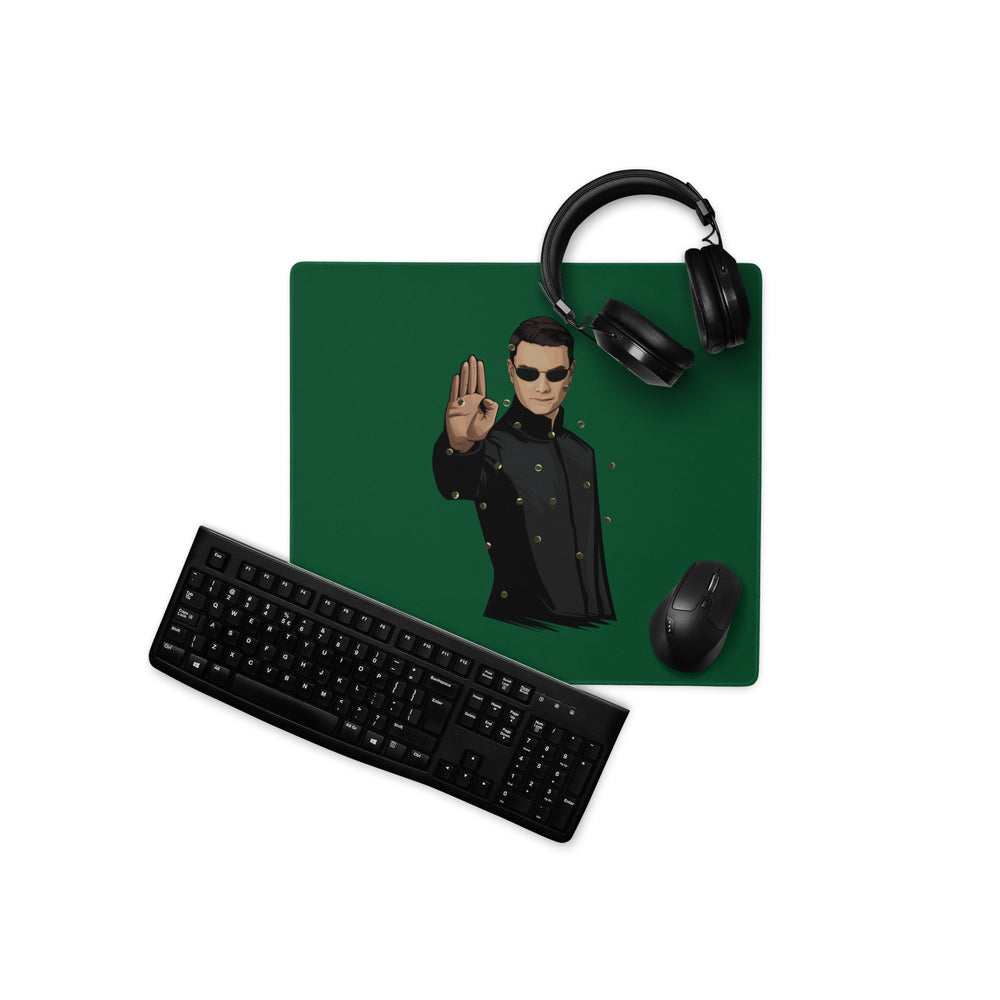Ben Shapiro as Neo from Matrix Gaming Mouse Pad