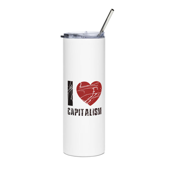 I Love Capitalism Tumbler