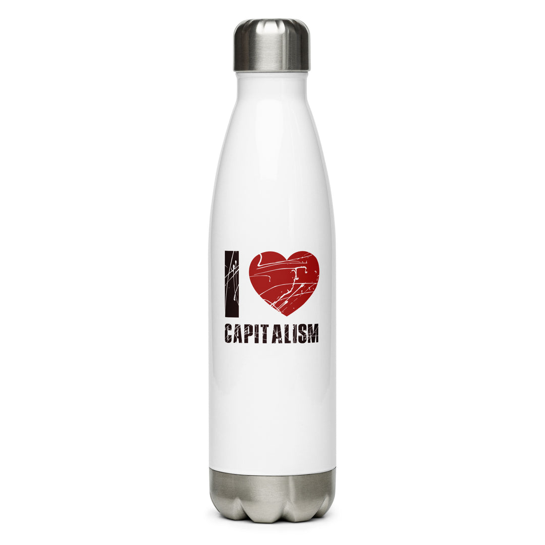 I Love Capitalism Stainless Steel Water Bottle
