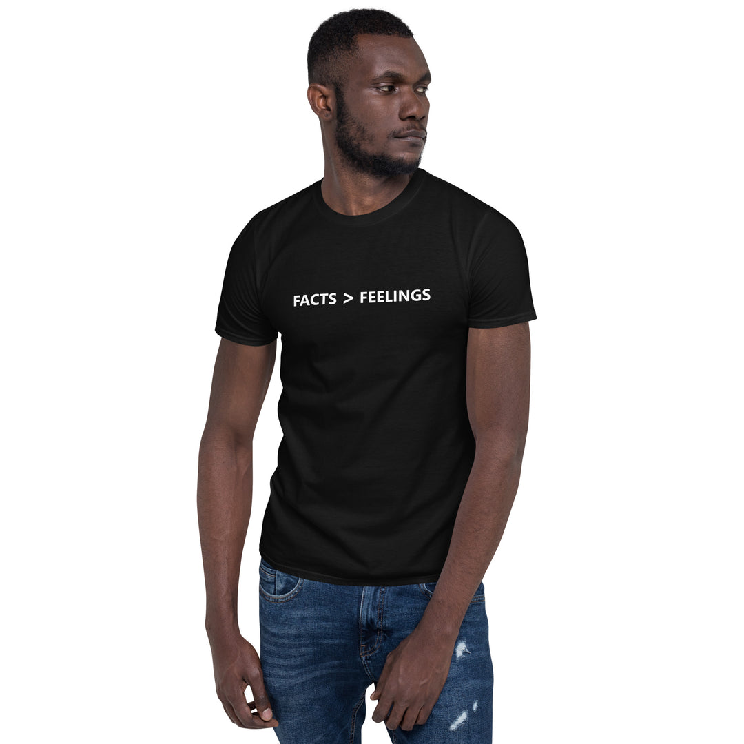 Facts > Feelings T-shirt Print