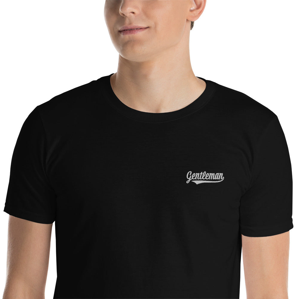 Gentleman T-shirt Embroidery