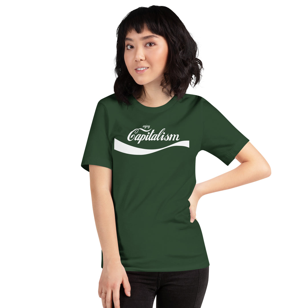 Enjoy Capitalism T-shirt Print