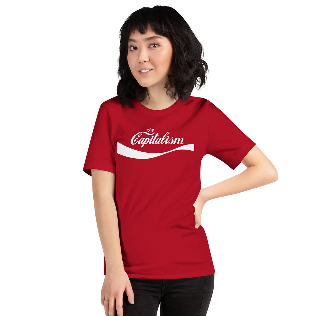 Enjoy Capitalism T-shirt Print