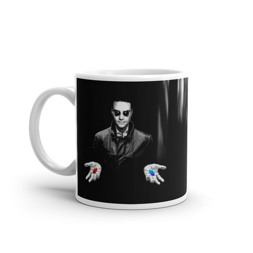 Ben Shapiro as Morpheus from Matrix Mug