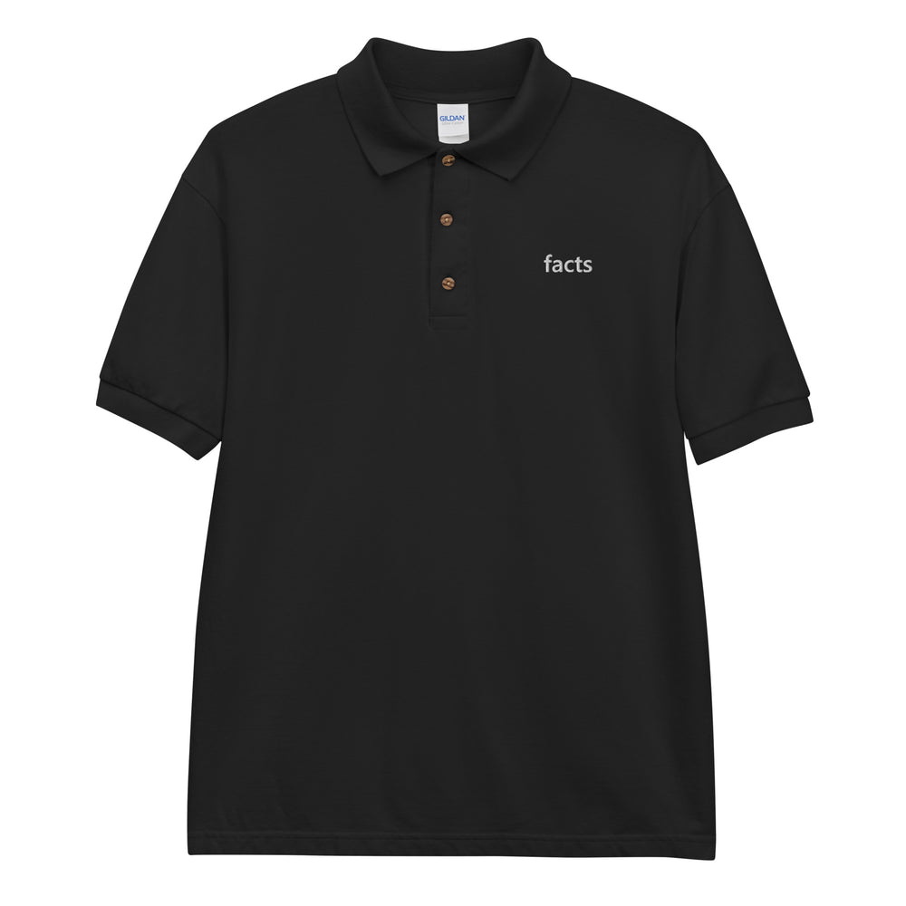Facts Premium Embroidered Polo Shirt