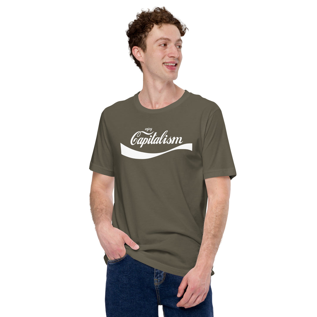 Enjoy Capitalism T-shirt Print