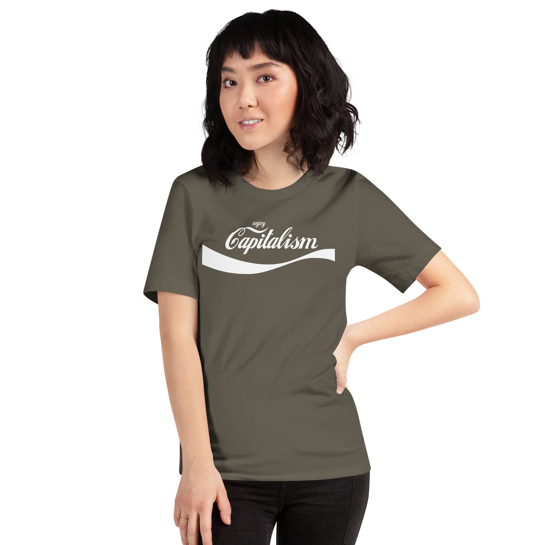 Enjoy Capitalism T-shirt Print
